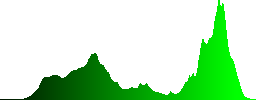 A rainbow above the swampy meadow - Histogram - Green color channel