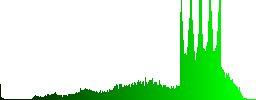 Set of speakers plastic sunk spherical buttons. - Histogram - Green color channel