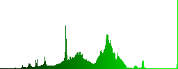 MDS file format on rounded square carved wooden button styles - Histogram - Green color channel