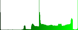 Rank plugin engraved icons on rounded square glossy steel buttons - Histogram - Green color channel