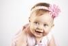 Cute baby girl in pink dress - Cute baby girl 