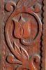 Tulip motif carved in wood - Tulip motif