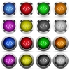 Code button set - Set of code glossy web buttons. Arranged layer structure.