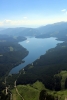 A nice lake from a bird's-eye view - A lake from above