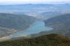Aerial photo of a nice reservoir - Blue reservoir