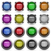 Login window glossy button set - Set of Login window glossy web buttons. Arranged layer structure.