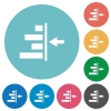 Increase right indentation of content flat white icons on round color backgrounds - Increase right indentation of content flat round icons