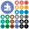Chain plugin square flat icons round flat multi colored icons - Chain plugin square flat icons multi colored flat icons on round backgrounds. Included white, light and dark icon variations for hover and active status effects, and bonus shades on black backgounds.