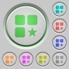 Rank component push buttons - Rank component color icons on sunk push buttons