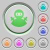 Ninja avatar color icons on sunk push buttons - Ninja avatar push buttons