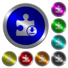 Download plugin luminous coin-like round color buttons - Download plugin icons on round luminous coin-like color steel buttons