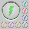 Lightning color icons on sunk push buttons - Lightning push buttons