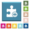Printer plugin white icons on edged square buttons - Printer plugin white icons on edged square buttons in various trendy colors