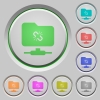 FTP connection lost color icons on sunk push buttons - FTP connection lost push buttons