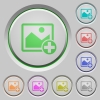 Add new image color icons on sunk push buttons - Add new image push buttons - Small thumbnail