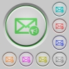 Mail reading aloud color icons on sunk push buttons - Mail reading aloud push buttons - Small thumbnail