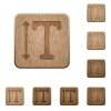 Adjust font height wooden buttons - Adjust font height on rounded square carved wooden button styles