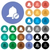 Edit reminder multi colored flat icons on round backgrounds. Included white, light and dark icon variations for hover and active status effects, and bonus shades on black backgounds. - Edit reminder round flat multi colored icons