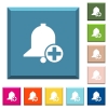 Add new reminder white icons on edged square buttons - Add new reminder white icons on edged square buttons in various trendy colors