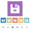 Rename file flat white icons in square backgrounds. 6 bonus icons included. - Rename file flat white icons in square backgrounds