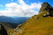 The ridge of the Carpathians from top of a pike - The ridge of the Carpathians