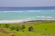 Beautiful beach on a tropical island - Shades of blue and green