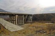 View of a modern concrete viaduct - Viaduct