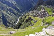 Deep valley under Machu Picchu - Machu Picchu