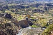 Great view on the Inca's terraces in the Colca Canyon - Colca canyon - Large thumbnail