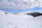 A big snowfield in the mountains - Snowfield