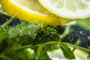 Summer cold drinks with lime, lemon and mint. - Mojito