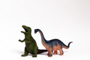 Two little dinos on white - Two dinos - Large thumbnail