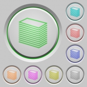 Paper stack color icons on sunk push buttons - Paper stack push buttons