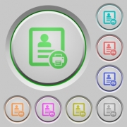 Print contact color icons on sunk push buttons - Print contact push buttons