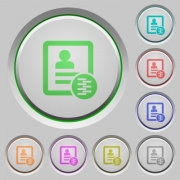 Compress contact color icons on sunk push buttons - Compress contact push buttons