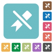 Untag white flat icons on color rounded square backgrounds - Untag rounded square flat icons