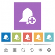 Add new reminder flat white icons in square backgrounds. 6 bonus icons included. - Add new reminder flat white icons in square backgrounds