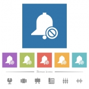 Disable reminder flat white icons in square backgrounds. 6 bonus icons included. - Disable reminder flat white icons in square backgrounds