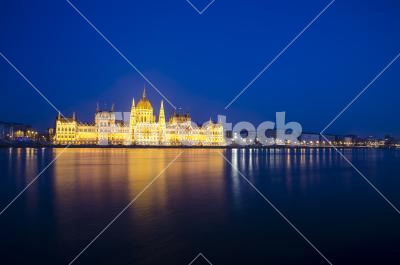 Budapest - The parliament of Hungary in Budapest