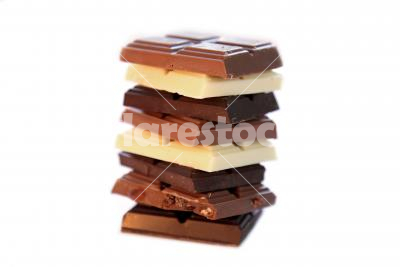 Chocolate chunks - Dark, milk and white chocolates