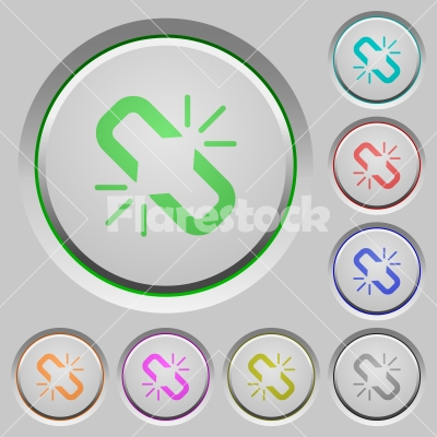 Unlink push buttons - Unlink color icons on sunk push buttons